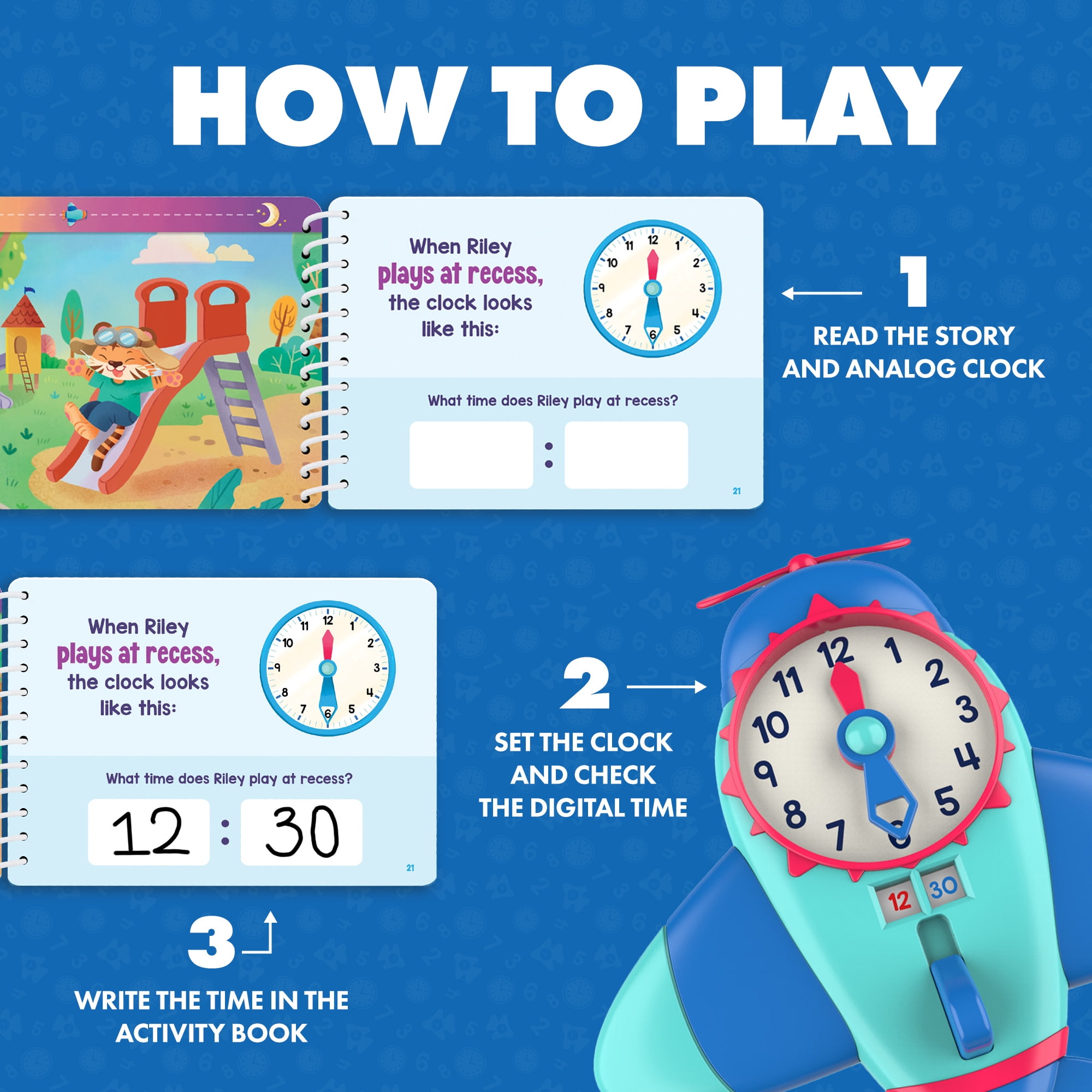 Educational Insights Time to Learn Small Group Set, Elementary School Classroom Must Haves (6-Pack), Kids Counting Toys Ages 6 and up