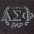 thumbnail image 3 of CafePress - Alpha Sigma Phi Greek Dad Stone T Shirt - Mens Football Shirt, 3 of 4