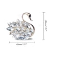 thumbnail image 3 of Clip de cristal para ventilación de coche, cisne de cristal brillante, ambientador para coche, decoración de diamantes de imitación para coche, rendimiento impulsado, 3 of 7