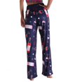 thumbnail image 5 of Women's Casual Pants, Women'S Drawstring Stretch Floral Print Long Wide Leg Pants,Women's Casual Pants L, 5 of 5