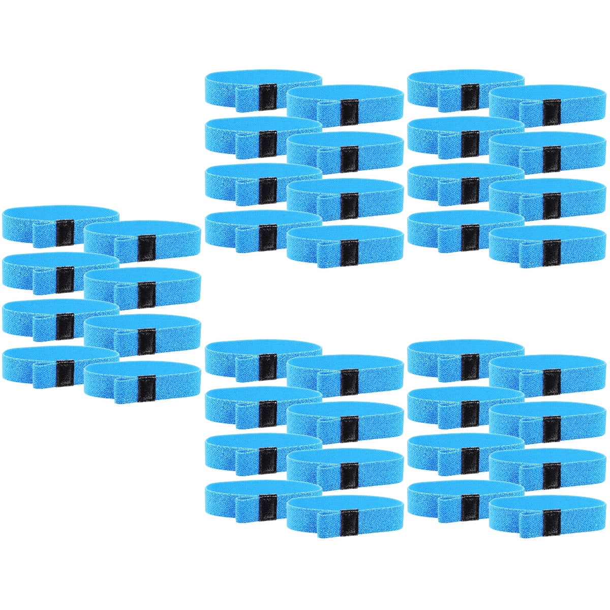 ZEHUANYU 40 Pcs Colored Bento Box Straps Bento Box Bands Lunch Container Elastic Straps Bento Fixing Bands