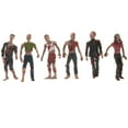 thumbnail image 2 of 6pcs Modelo de Zombies de Simución de Acción de Cadáveres Modelo di Personajes Ferrocarrill Decoración para Escerna de Arena Sunnimix Figuras de cadáveres ambulantes, 2 of 8