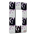 thumbnail image 1 of KuzmarK™ 1 Gang Rocker Wall Plate - Simplicity Horse Head in Blue Horse Electric Art by Denise Every, 1 of 1