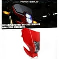 thumbnail image 3 of Off Road Dual Sport Motocross Headlight KTMH4 Running Head Lamp Halogen black, 3 of 4