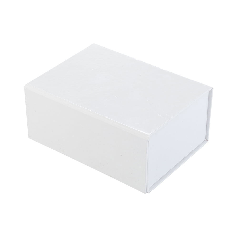 Rectangle White Paper Extra Small Tic Tac Box - Magnetic 5" x 4" x 2 1/2" - count box - Walmart.com