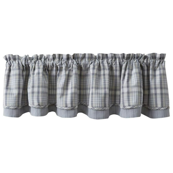 Park Designs Hartwick Lined Layered Valance 72'' x 16''