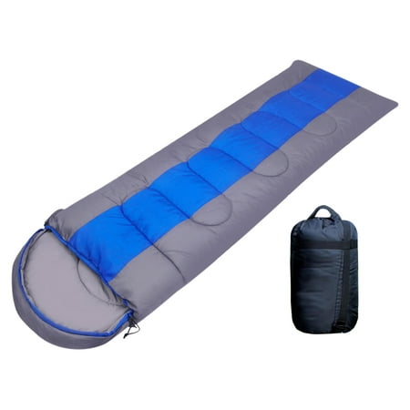 Jianama Windproof Sleeping Bag Outdoor Camping Warm Sleep Pouch Blanket (Blue) | Walmart Canada