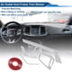 thumbnail image 3 of Cubierta de Marco de Ventilación de Aire Acondicionado para Honda Civic 10ª Gen 2016-2021 Consola Central (Centro Frontal Izquierda Derecha) Tono Plateado 1 Juego, 3 of 6
