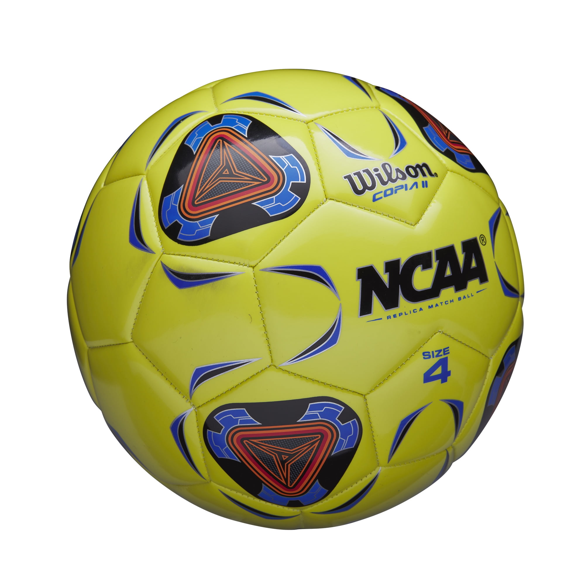 Wilson NCAA Copia II Soccer Ball, Size 4 - Optic Yellow