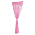 thumbnail image 2 of harmtty Light Transmission Sheer Curtain Bright Color Polyester Comfortable Touch Door Drape for Living Room,Pink, 2 of 8