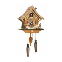 Quartz Cuckoo Clock Swiss house with music TU 4204 QM