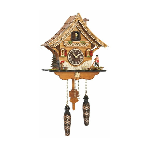Quartz Cuckoo Clock Swiss house with music TU 4204 QM