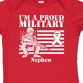 thumbnail image 4 of Inktastic Proud Military Nephew Red Friday Boys Baby Bodysuit, 4 of 5