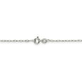 thumbnail image 3 of 925 Sterling Silver 1.75mm Elongated Open Link Chain; 22 inch; for Adults and Teens; for Women and Men, 3 of 4