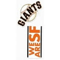 thumbnail image 1 of San Francisco Giants Double Up Die Cut Vinyl Stickers, 1 of 1