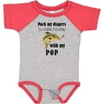 thumbnail image 3 of Inktastic Pack My Diapers I Am Going Fishing with Pop Boys or Girls Baby Bodysuit, 3 of 5
