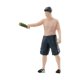 thumbnail image 1 of 1/64 Figura en miniatura Figura humana Modelo de escena en miniatura Personas Figura sosteniendo una botella Mini People Figurine para sala de estar, 1 of 9