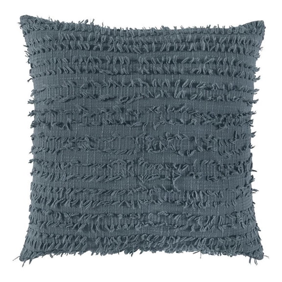 Rizzy Home 20" x 20" Poly Filled Pillow with Woven Cotton Cover-Gray