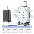 thumbnail image 6 of Haiem Party Shark Cute Luggage Cover Printed Suitcase Covers for Luggage Elastic Washable Suitcase Protector Fits 18-32 Inch Luggage-Small, 6 of 9
