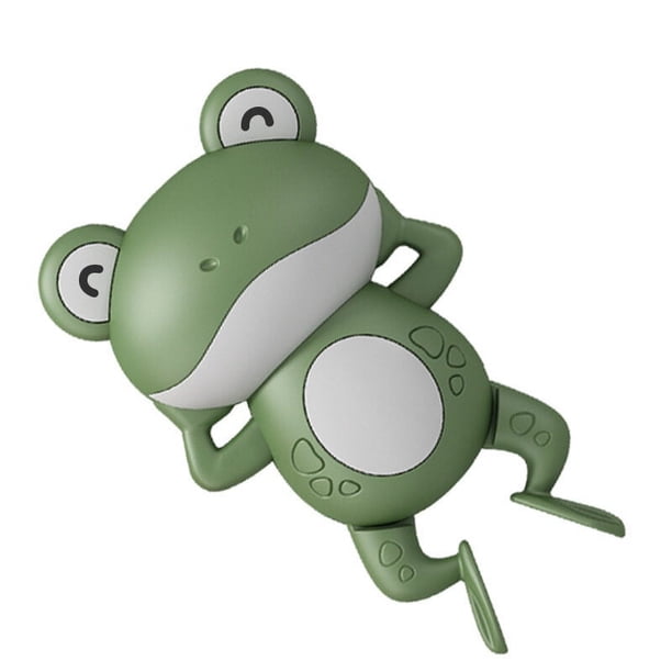 Baby bath water toy - Frogs Baby Bath Toys, Cute Floating Wind‑Up Bathtub Toys Clockwork Swimming Shower Game for Children(green)