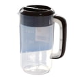 thumbnail image 1 of veasfak Pitcher with Lid with Scale Line Ice Tea Kettle for Refrigerator Home Juices Brown, 1 of 9