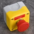 thumbnail image 3 of Emergency Stop Switch, Emergency Button, 22mm IP65 Waterproof Dustproof Industrial Supplies For Machinery CNC Machine Tools Industrial Control Components, 3 of 8