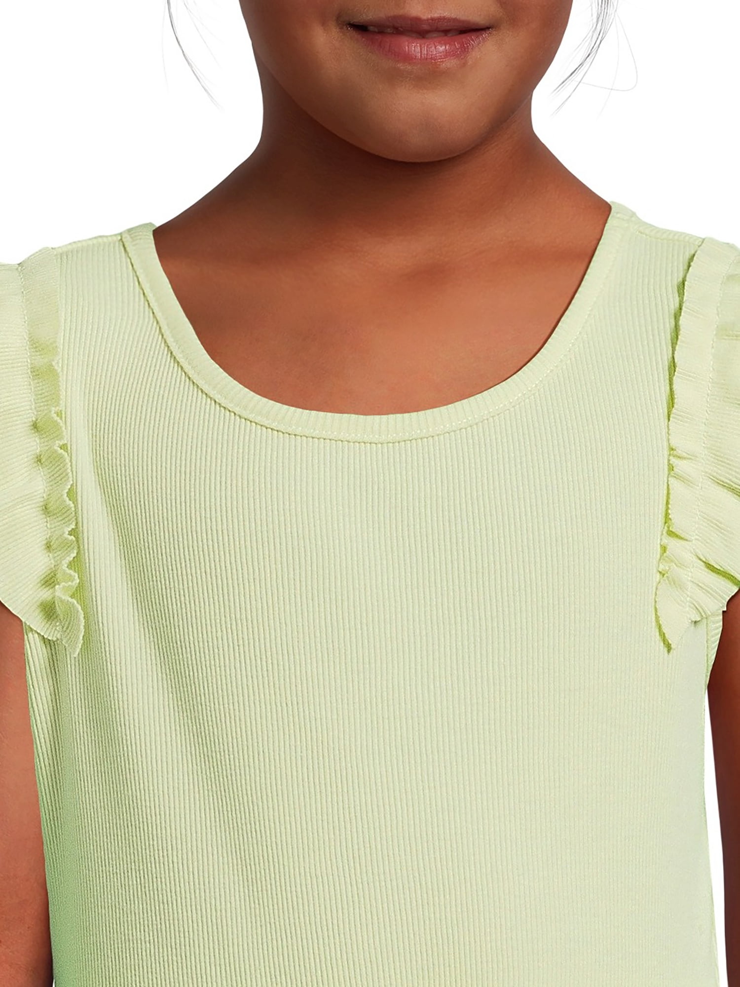 Wonder Nation Girls Tiered Ruffle Dress, Sizes 4-18 & Plus