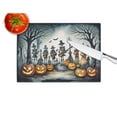 thumbnail image 3 of Mariachi Skeleton Band Spooky Halloween Glass Cutting Board Large 12 in x 15 in, 3 of 5