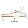 thumbnail image 2 of Journee Collection Womens Tammala Slip On Square Toe Mules Flats, 2 of 6