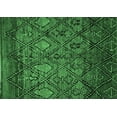 thumbnail image 1 of Ahgly Company Indoor Rectangle Abstract Emerald Green Modern Area Rugs, 7' x 10', 1 of 4