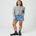 thumbnail image 5 of LYMAYTER Fashion Denim Skirt for Women Summer High Waisted Stretch Casual Jean Mini Skirt with Pockets S-L, 5 of 10