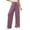 Purple68, variant on Women's Casual Pants Lightweight Drawstring Loungewear Comfortable Elastic Waist Soft Versatile Everyday Trousers Women Solid Color Joggers Daily Slacks Boho