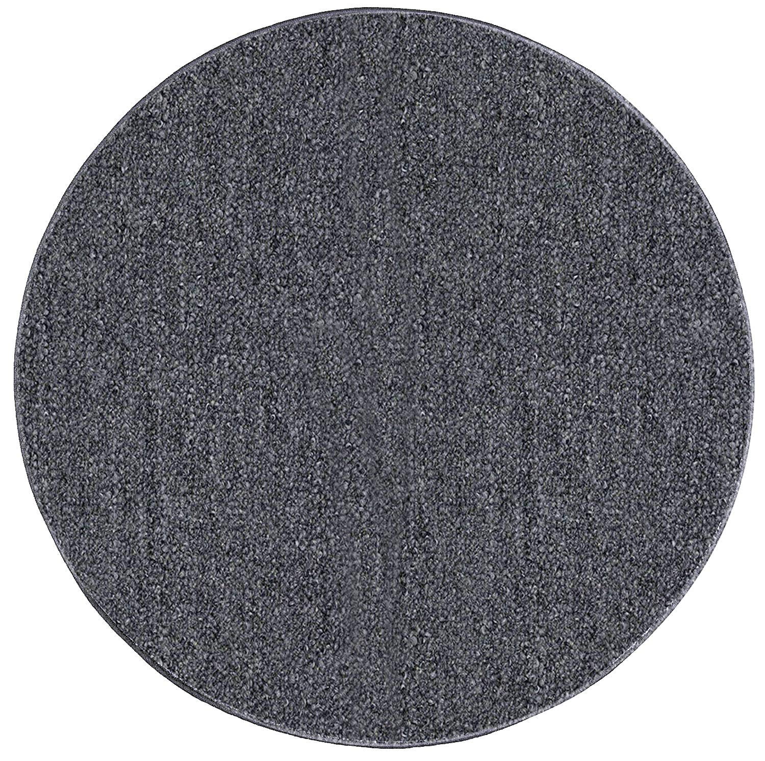 Broadway Collection Solid Color Indoor Outdoor Area Rugs Grey - 8