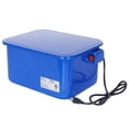 thumbnail image 3 of Portable Steel Cabinet Parts Washer with 110V Electric Pump, 3.5 Gallon Capacity, Blue, 3 of 7