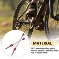 thumbnail image 3 of Soidarity 1 par de brochetas de bicicleta ZTTO, brochetas profesionales de liberación rápida para bicicleta de montaña, piezas para actividades al aire Ciclismo Rojo Soidarity OD003323-02, 3 of 6