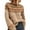 Beige, variant on Fair Isle Sweater for Women Crew Neck Stripe Sweater Loose Comfortable Fall Winter Business Casual Outfits Pullover Knit Tops