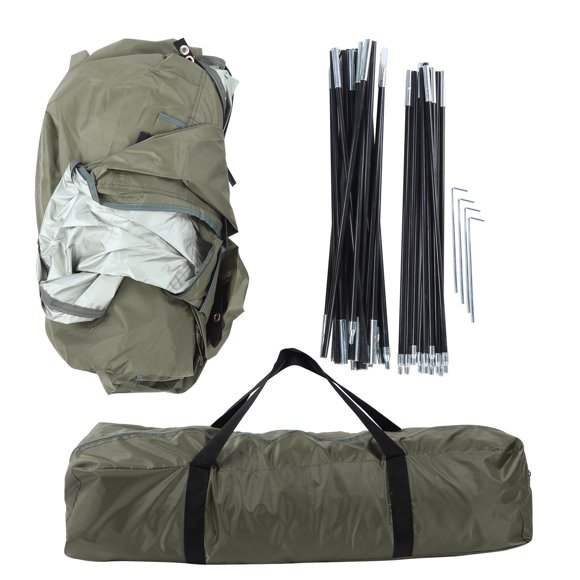 Waterproof Bike Bicycle Shed Tent Garden Storage Cover for Backyard Camping Hiking Outdoor Army Green