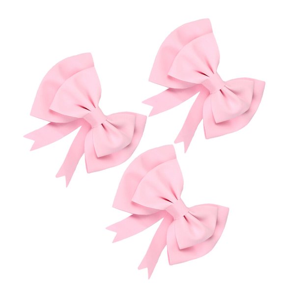 ETEREAUTY 3Pcs Pink Bow Knot Decoration for Bouquet Barrel and Floral Home Decor