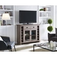 thumbnail image 5 of Gramercy Way Jill Zarin Bar Cabinet Server Sideboard with Glass Doors in Grey Wash, 5 of 8