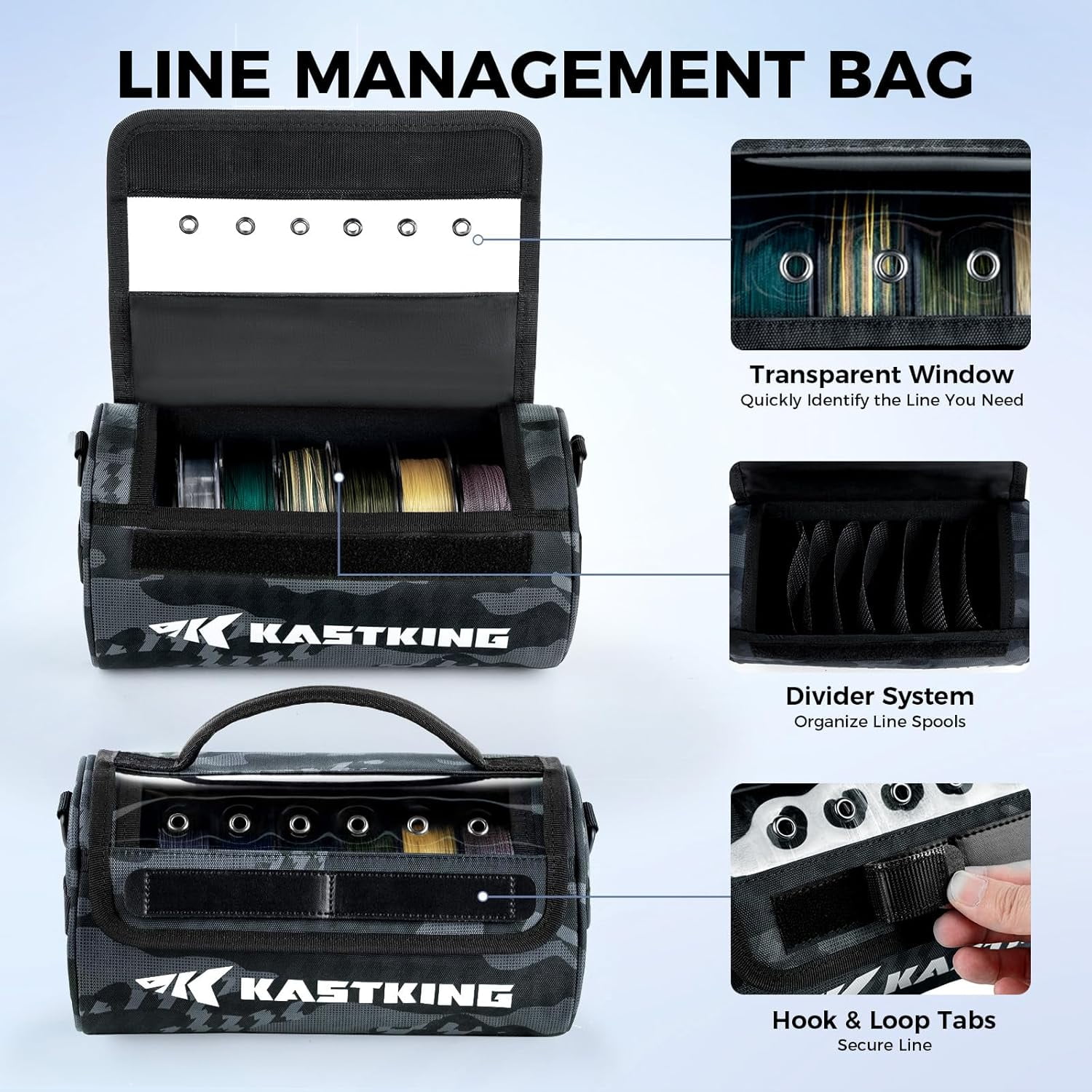 KastKing Line Management Bag, Fishing Line Storage Bag-BaitSpace