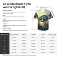 thumbnail image 2 of KLL Men's Hawaiian Shirt Short Sleeve Button Down Beach Shirts-Watercolor Turtle3, 2 of 6