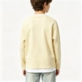thumbnail image 3 of Abcomgle Boys Long Sleeve T Shirts Size 7-8 Henley Fall Shirts for Boys Soft Basic Top for Boys Soft Fake Two Piece Boys Layering, 3 of 5