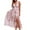 Rose, variante sur HAWEE Robe Décontractée à Col en V pour Femme, Été, Dos Nu, Imprimé Floral, Sans Manches, Robe Maxi pour Plage et Fête