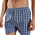 thumbnail image 3 of Guardurnaity Ropa interior de hombre Bóxer tejido Pantalones cortos masculinos Suavidad transpirable al tacto Comodidad Ropa de dormir lavable Ropa interior Verde XXL Guardurnaity AP018635-29, 3 of 6