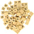 thumbnail image 3 of Azulejos de madera para Scrabble Sunnyglade, 1000 unidades, letras mayúsculas de la A a la Z, 3 of 4