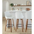 thumbnail image 4 of LumiSource Diana 30" Fixed-Height Barstool - Set of 2, 4 of 10