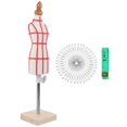 thumbnail image 1 of 1 Set of Doll Dress Form Mini Female Model Tailor Dressmaker Dummy Mannequin Clothing Mannequin, 1 of 4