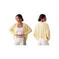 thumbnail image 3 of LMLYSoH Women's Knit Cardigan Solid Color Long Sleeve Open Front Sweater, 3 of 9