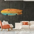 thumbnail image 3 of Estante de pared para tabla de surf, colgador de pared para exhibición, montado en la pared, negro, 2 uds., 3 of 6