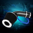 thumbnail image 3 of 76mm 3 Inch Universal Car Cold Air Intake Filter Aluminum Induction Hose Pipe Kit Red, 3 of 3